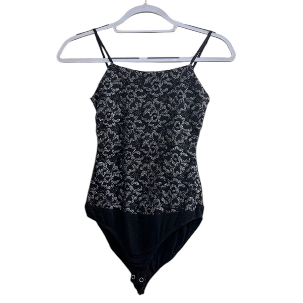 Black & Silver Bodysuit